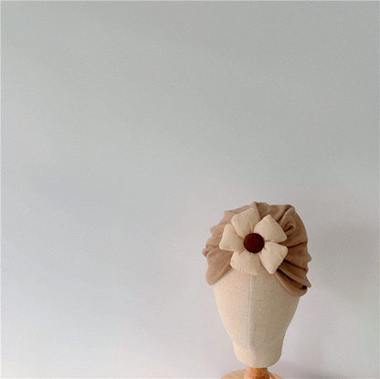 ベビー用帽子 ベビー フラワー キャップ ターバンハット 帽子【mh0000699】