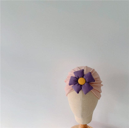 ベビー用帽子 ベビー フラワー キャップ ターバンハット 帽子【mh0000699】