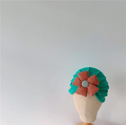 ベビー用帽子 ベビー フラワー キャップ ターバンハット 帽子【mh0000699】