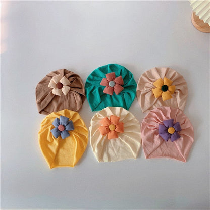 ベビー用帽子 ベビー フラワー キャップ ターバンハット 帽子【mh0000699】