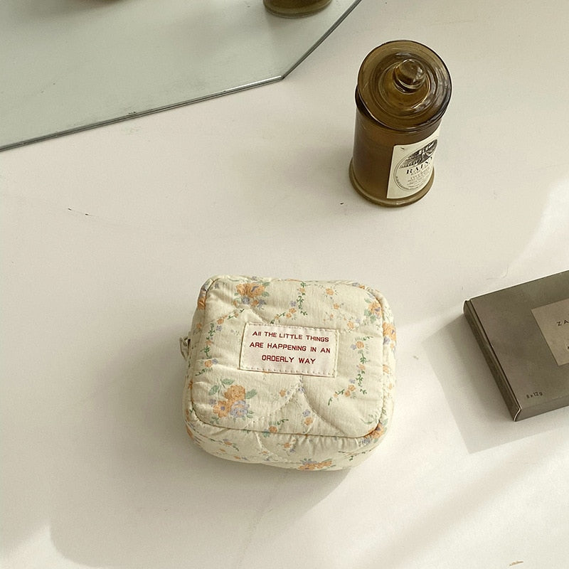 マザーズバッグ キルティング ミニ ポーチ 象 ぞう フラワー ママバッグ【mh0001181】