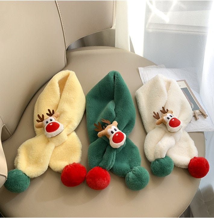 ネックウォーマー ベビー キッズ トナカイ クリスマス マフラー スカーフ【mh0001390】