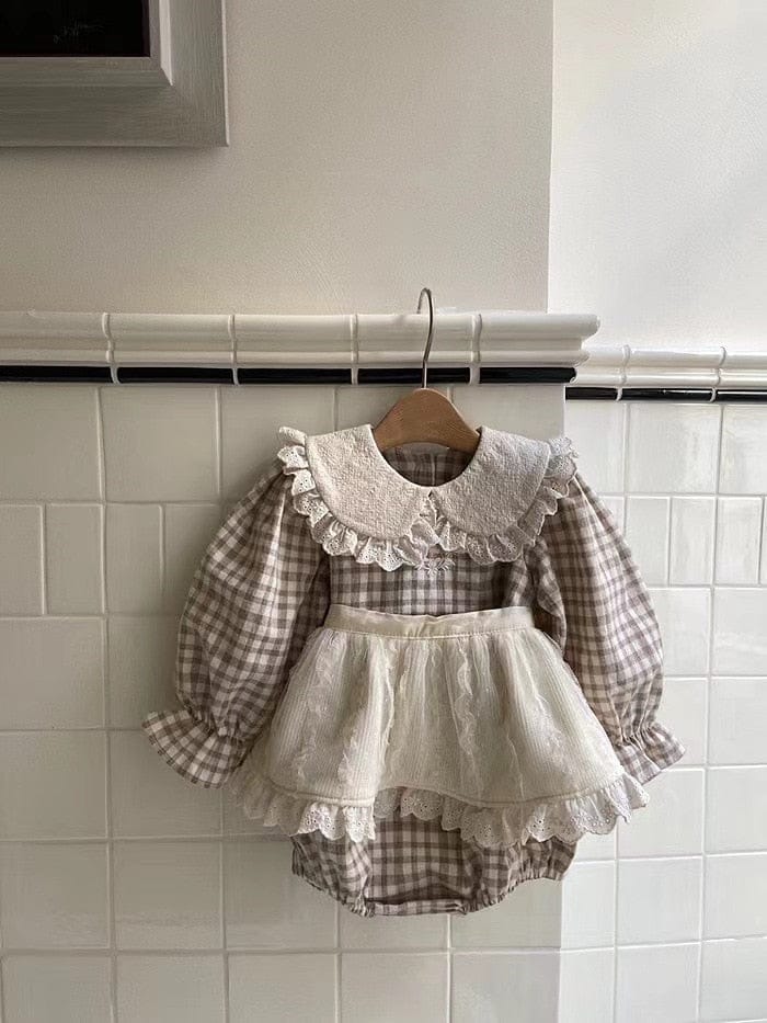 ベビーキッズその他アクセサリー ベビー レース フリル エプロン【mh0001531】