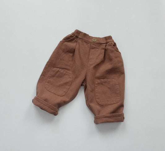 ロングパンツ・スウェットパンツ キッズ コットン ルーズ パンツ