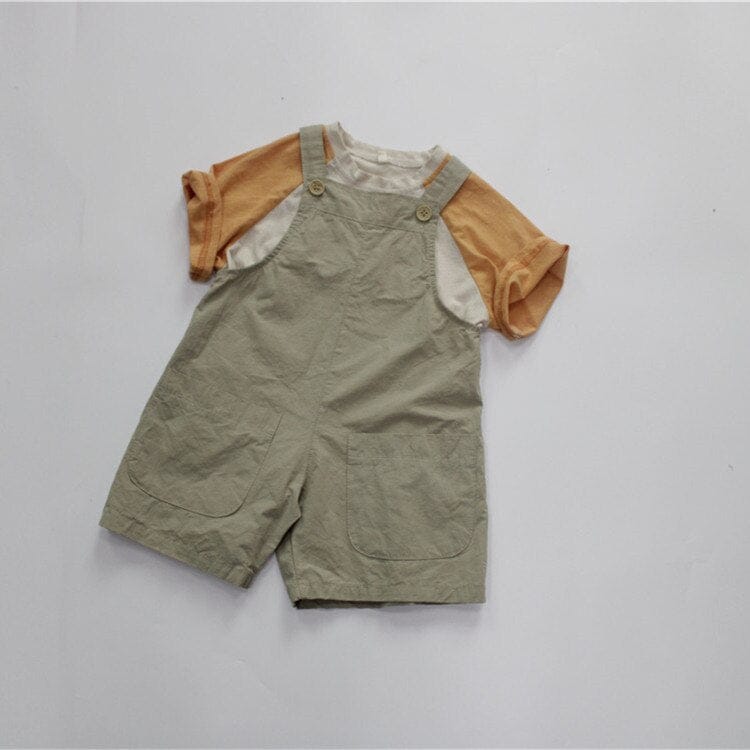 サロペットパンツ・サスペンダーパンツ キッズ ルーズ サスペンダー パンツ サロペット