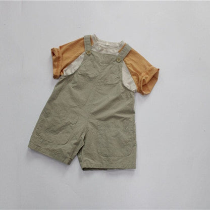 サロペットパンツ・サスペンダーパンツ キッズ ルーズ サスペンダー パンツ サロペット