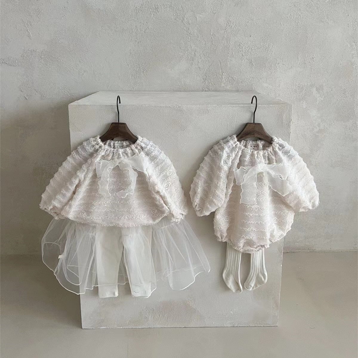 レギンスパンツ ベビー チュチュ チュール スカート ドッキング レギンスパンツ