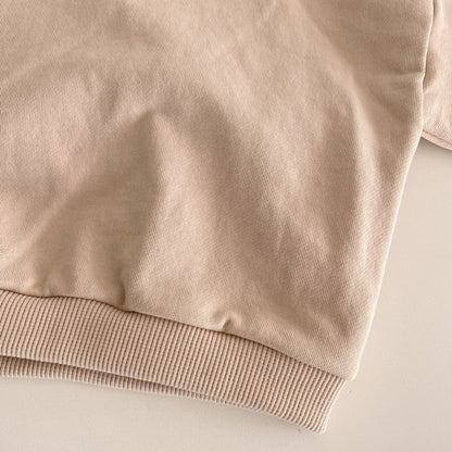 トレーナー・フーディ ベビーキッズトップス スウェットシャツ レインボー 刺繍 トレーナー 2カラー【mh0000204】