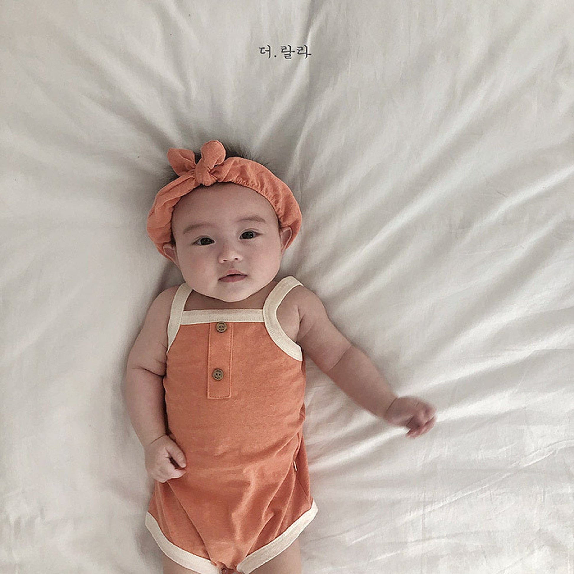 ノースリーブロンパース ベビーロンパース キャミソールボディスーツ タンクロンパース 3カラー【mh0000535】