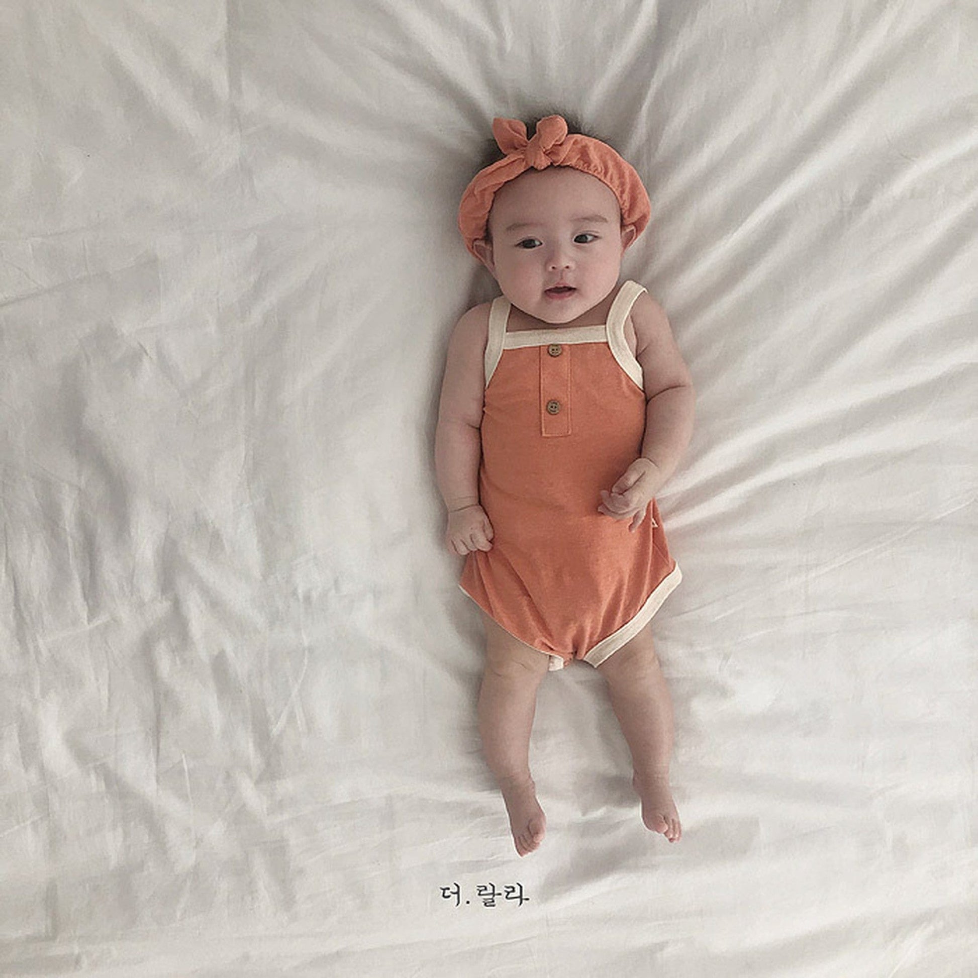 ノースリーブロンパース ベビーロンパース キャミソールボディスーツ タンクロンパース 3カラー【mh0000535】