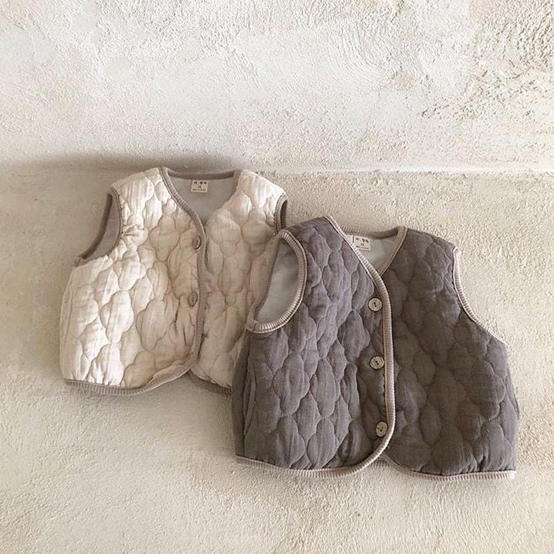 ベスト ベビー バイピング キルティング ベスト 47411638