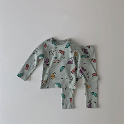 長袖セットアップ Blue Set / 6M 66cm ベビー セットアップ ロンパース パンツ 帽子 セット【mh0000080】