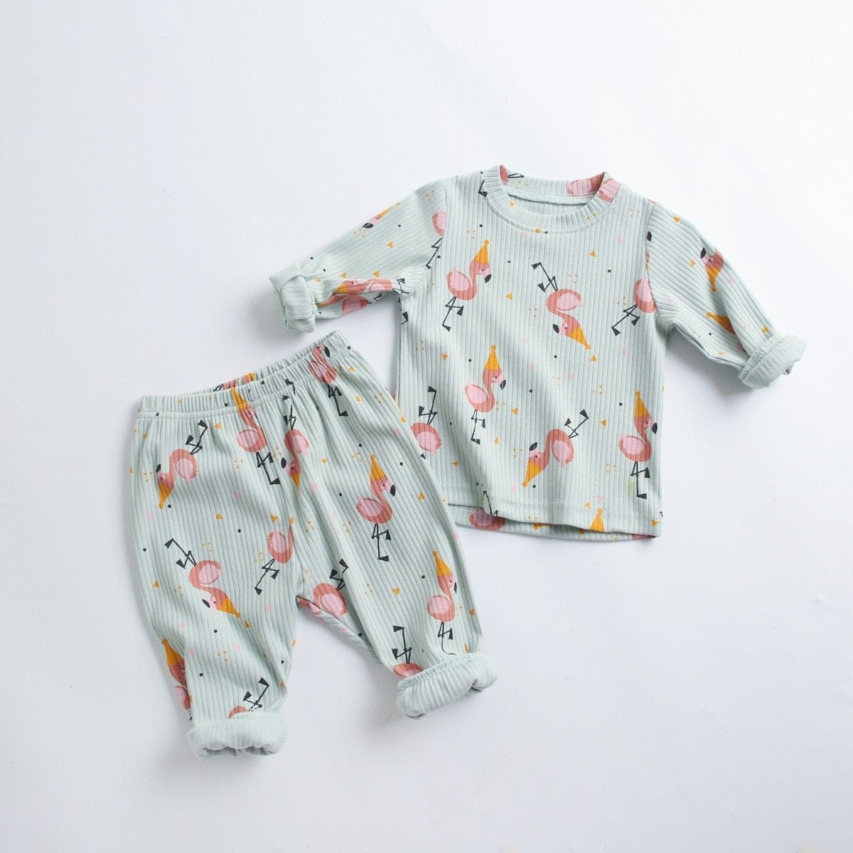 長袖パジャマ ベビーキッズ セットアップ パジャマ トップス パンツ【mh0000088】