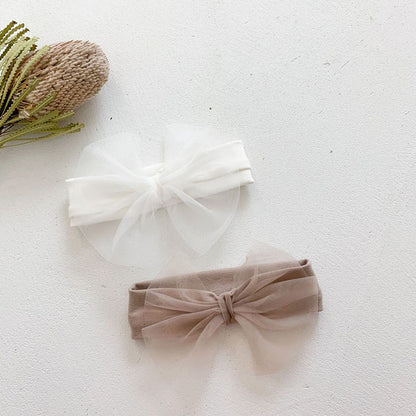 長袖ロンパース ベビー チュールスカート ロンパース ヘアバンドセット ベビードレス【mh0000210】