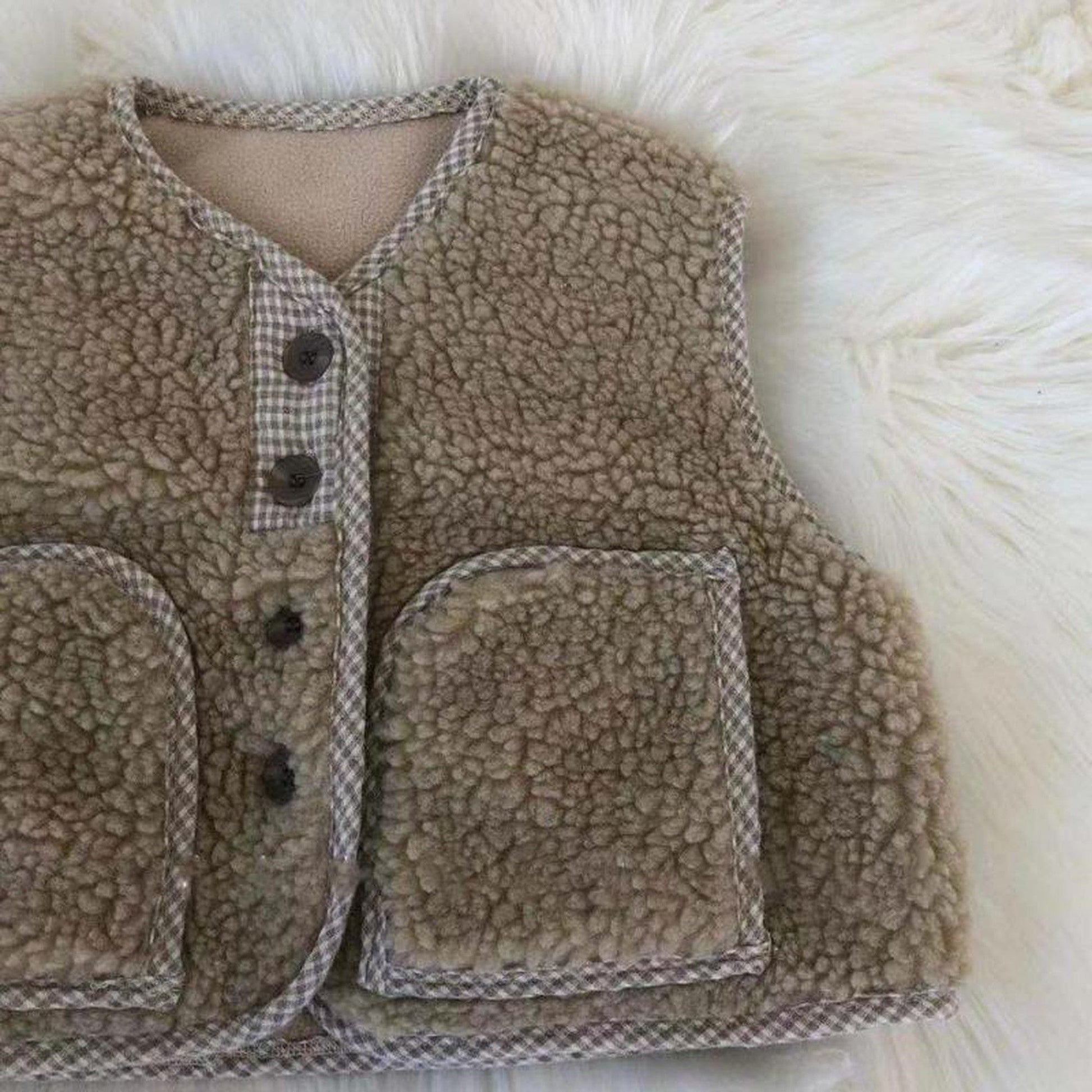 ベスト ベビー ボア ベスト アウター【mh0000239】