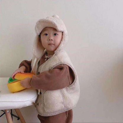 ベスト ベビー ボア ベスト アウター【mh0000239】