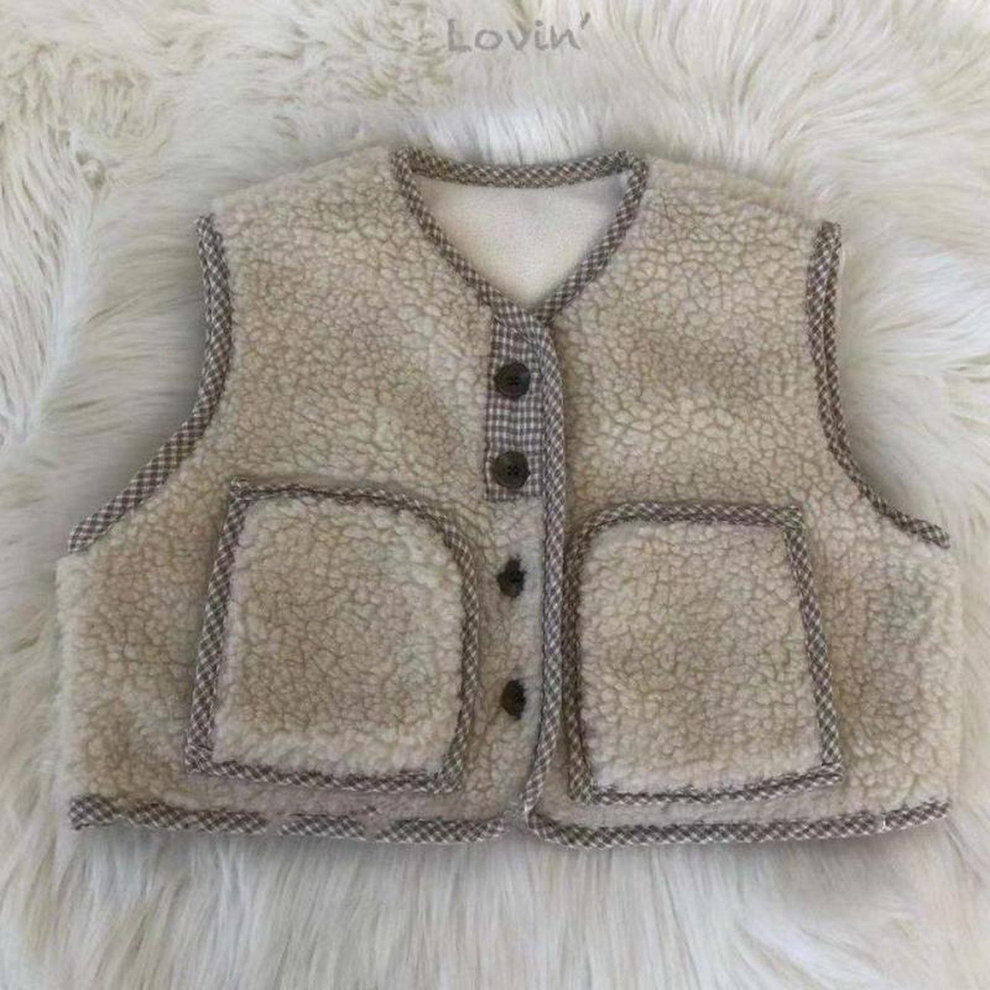 ベスト ベビー ボア ベスト アウター【mh0000239】