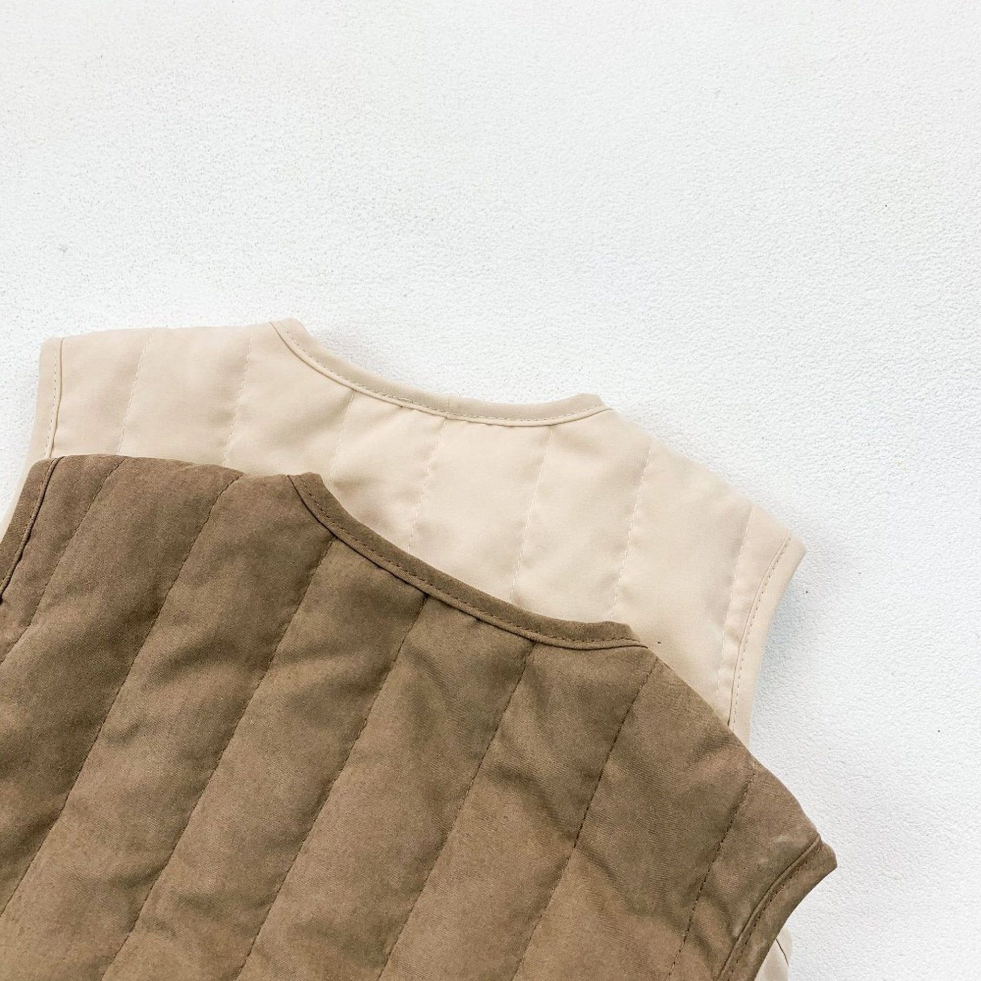 ベスト ベビー キルティング ベスト 帽子 セット【mh0000242】