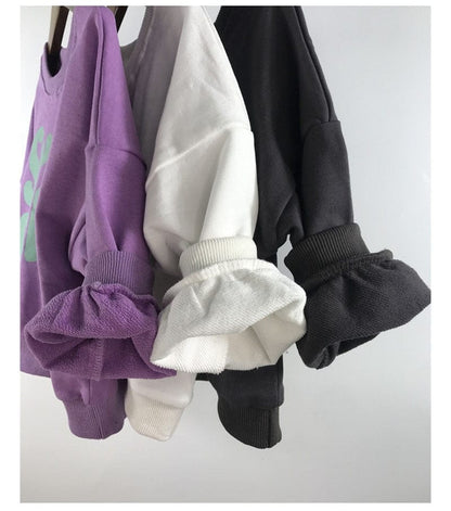 トレーナー・フーディ キッズ ロゴ トレーナー リンク ママ お揃い コーデ【mh0000347】