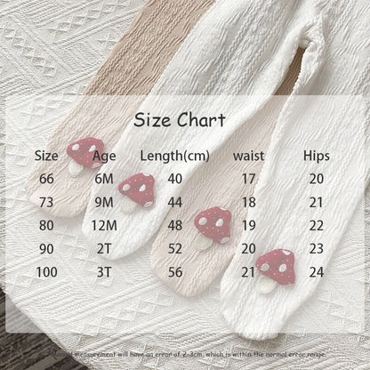 レギンスパンツ ベビー きのこ レギンス タイツ パンツ【mh0000358】