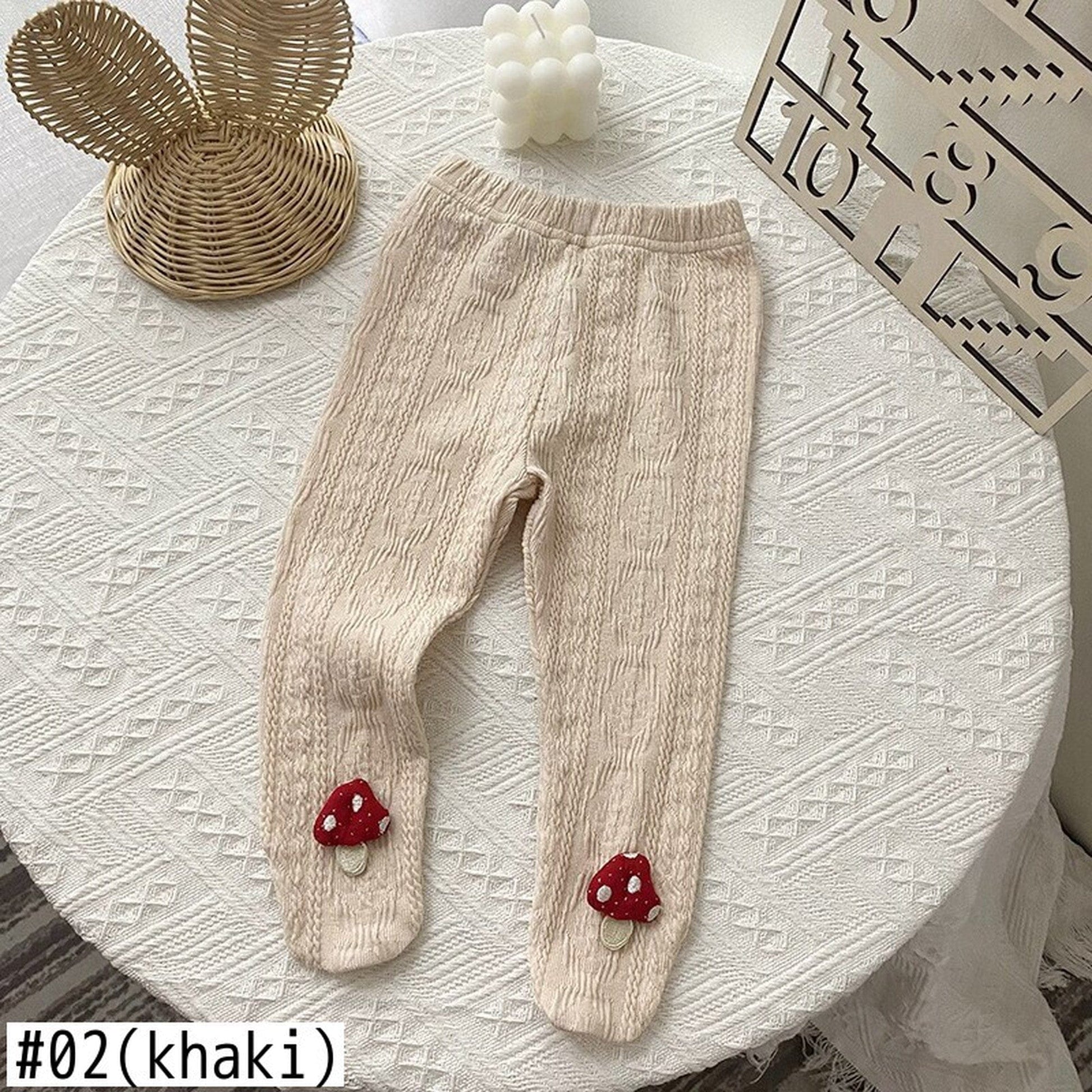 レギンスパンツ ベビー きのこ レギンス タイツ パンツ【mh0000358】