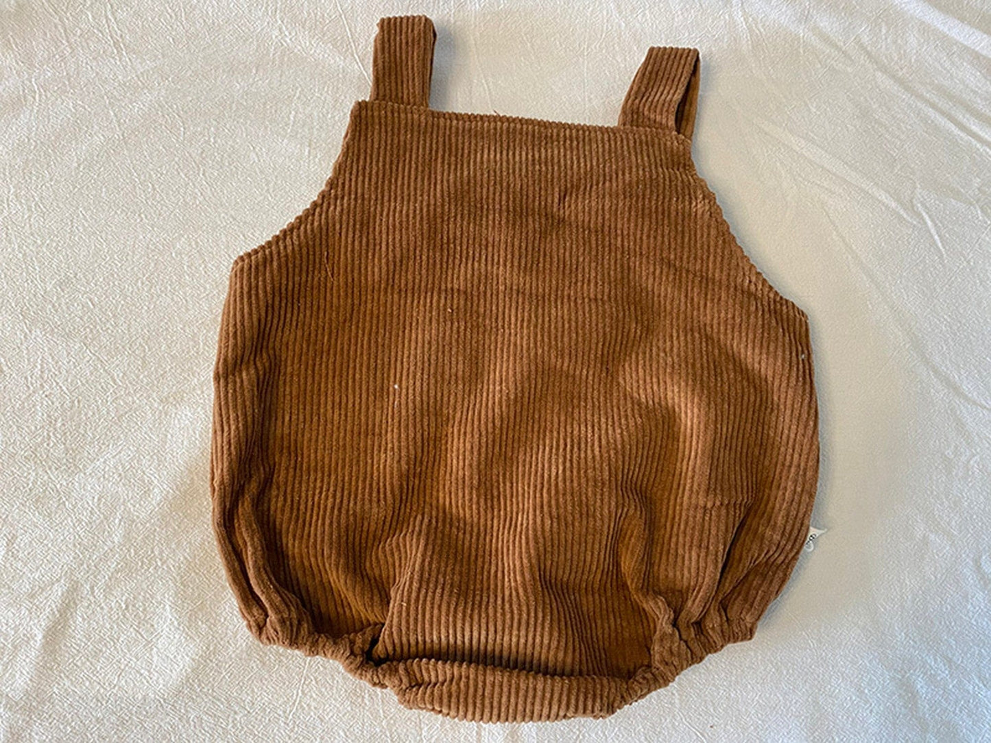 ノースリーブロンパース ベビー コーデュロイ レインボー ロンパース【mh0000364】