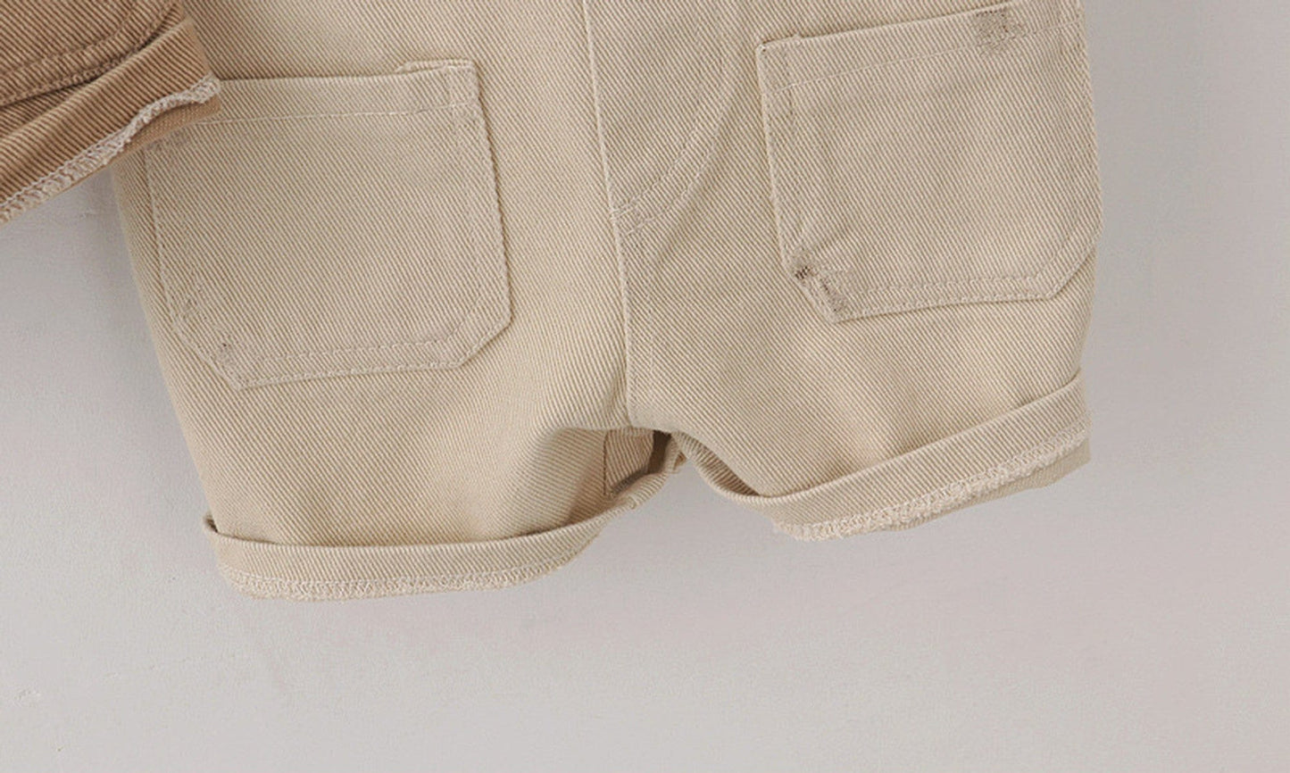 オーバーオール キッズ シンプル オーバーオール サロペット【mh0000369】