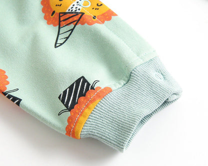 長袖ロンパース ベビー タイガー ライオン 長袖ロンパース【mh0000379】