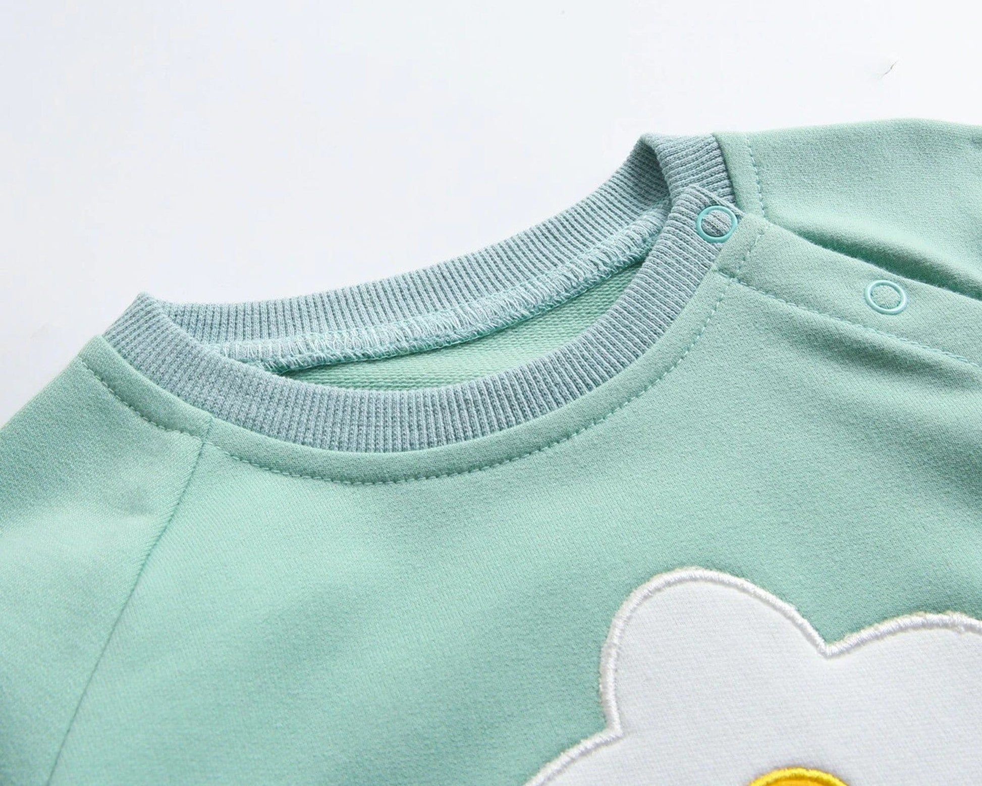 長袖ロンパース ベビー フラワー ロンパース リボン ヘアバンド セット【mh0000400】