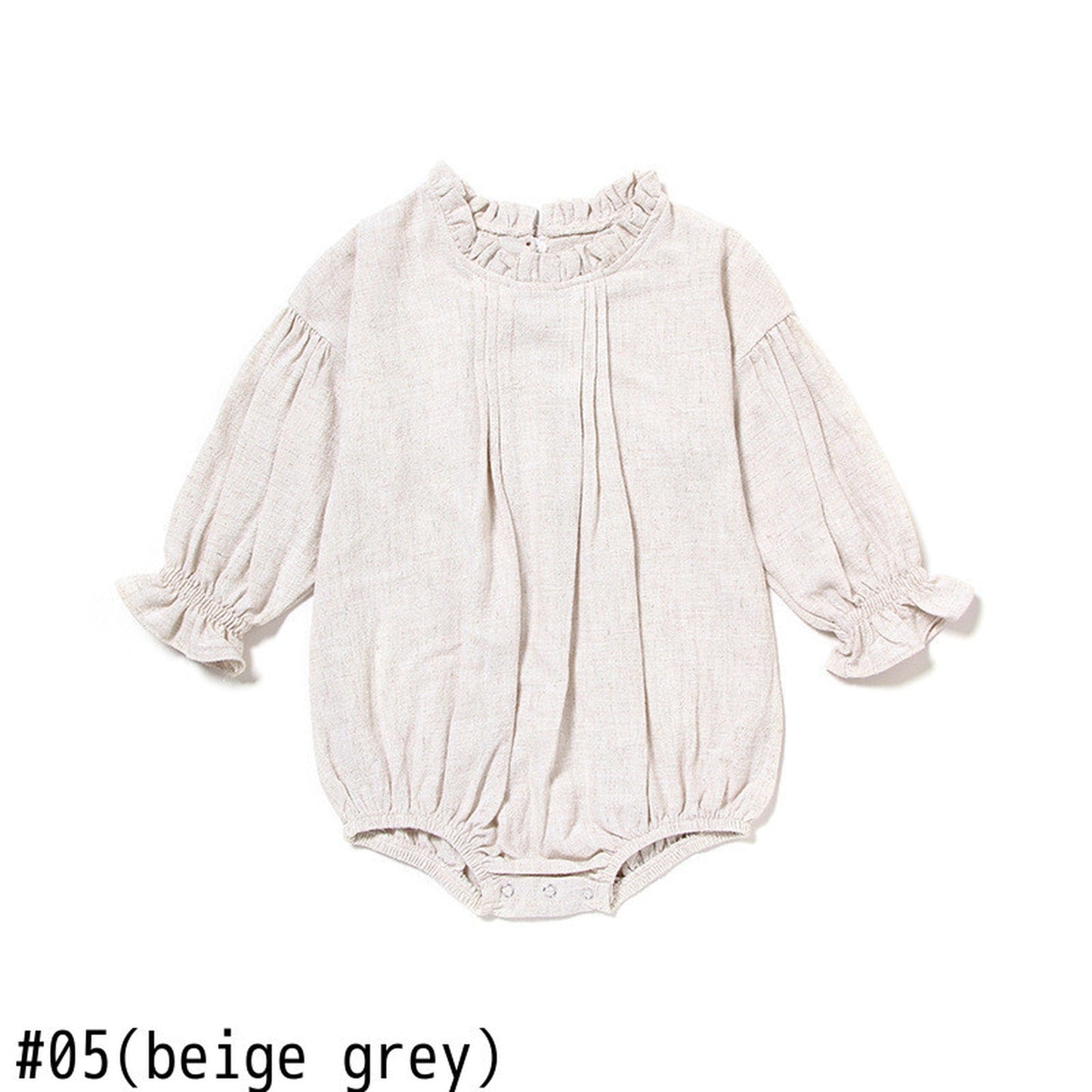 長袖ロンパース ベビー 長袖 ふんわり ロンパース【mh0000404】