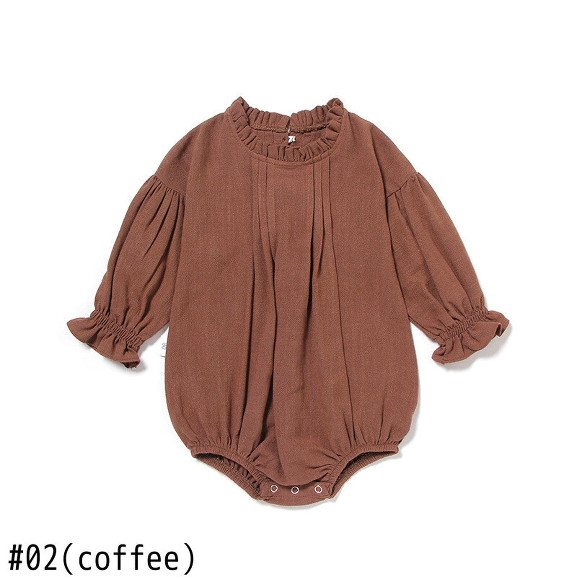 長袖ロンパース ベビー 長袖 ふんわり ロンパース【mh0000404】