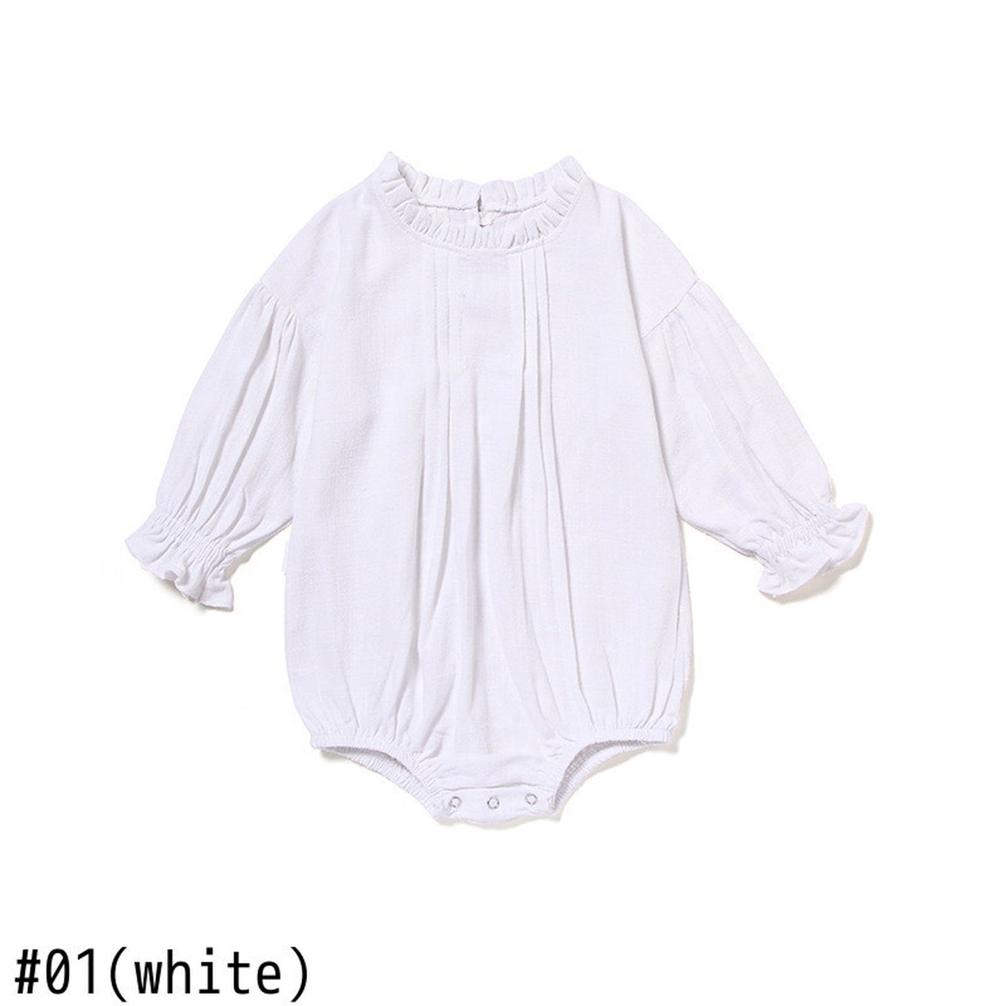 長袖ロンパース ベビー 長袖 ふんわり ロンパース【mh0000404】