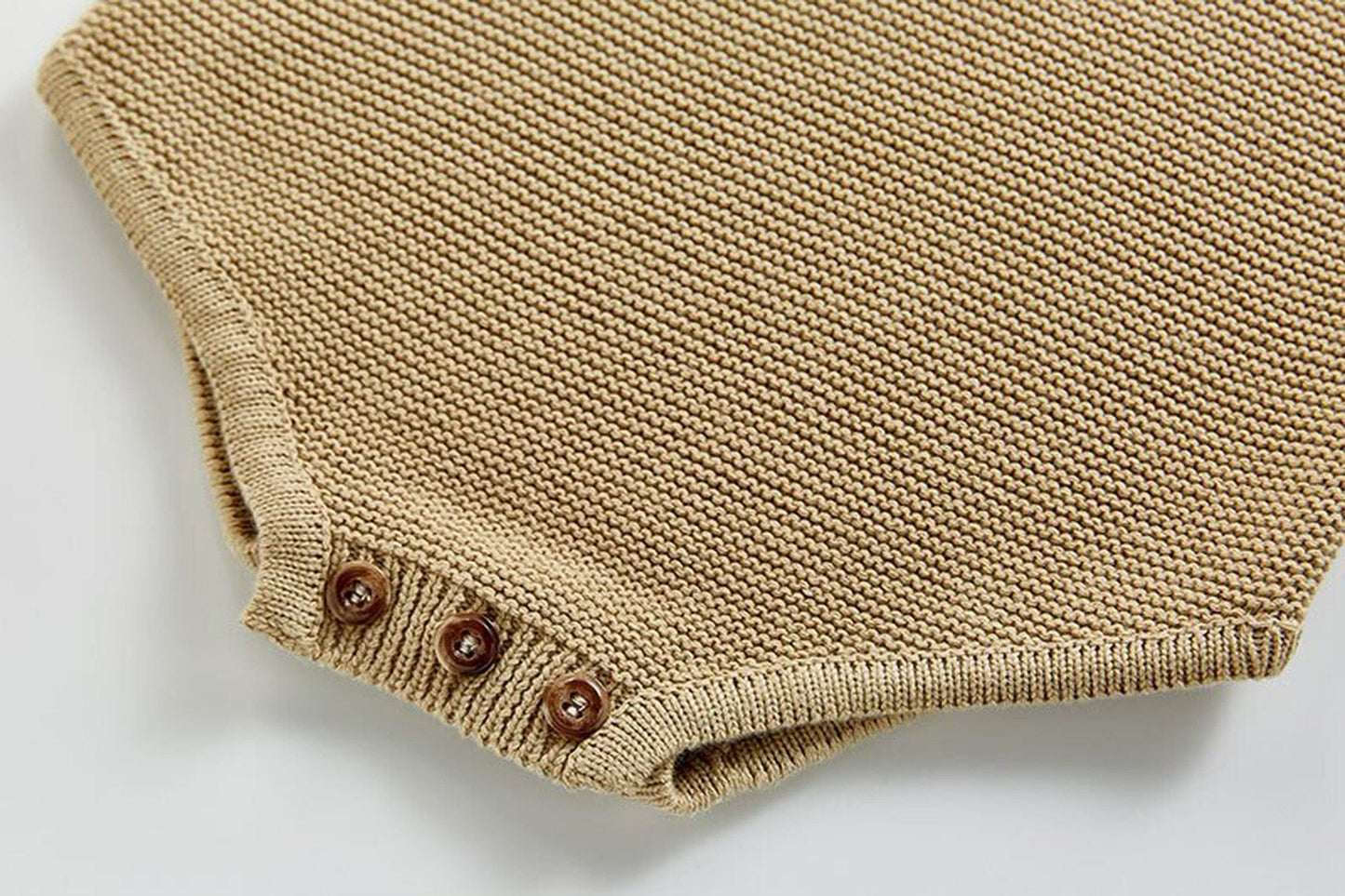 長袖ロンパース ベビー くま 耳帽子 ニット ロンパース セット【mh0000428】