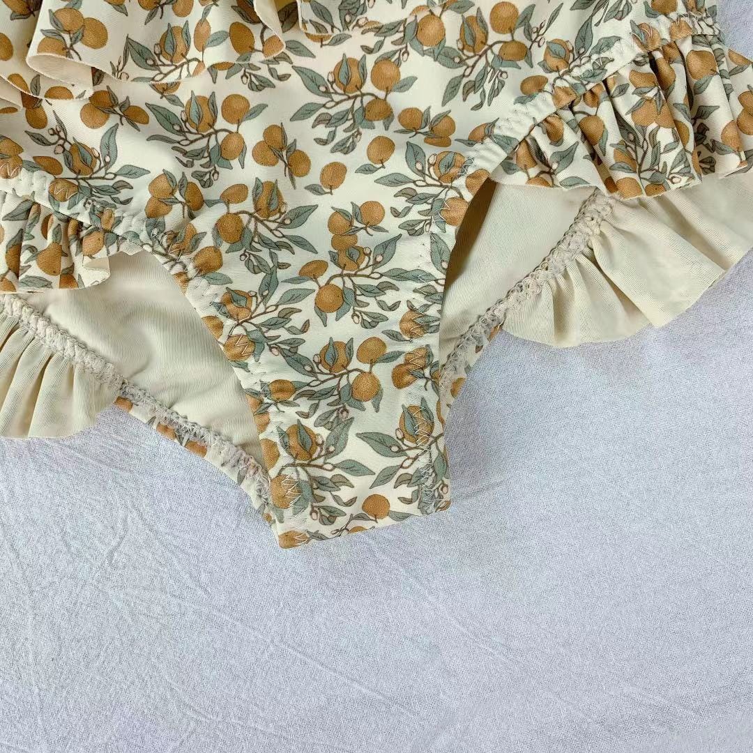 ベビー用水着 ベビー キッズ フラワー ビキニ 水着【mh0000445】