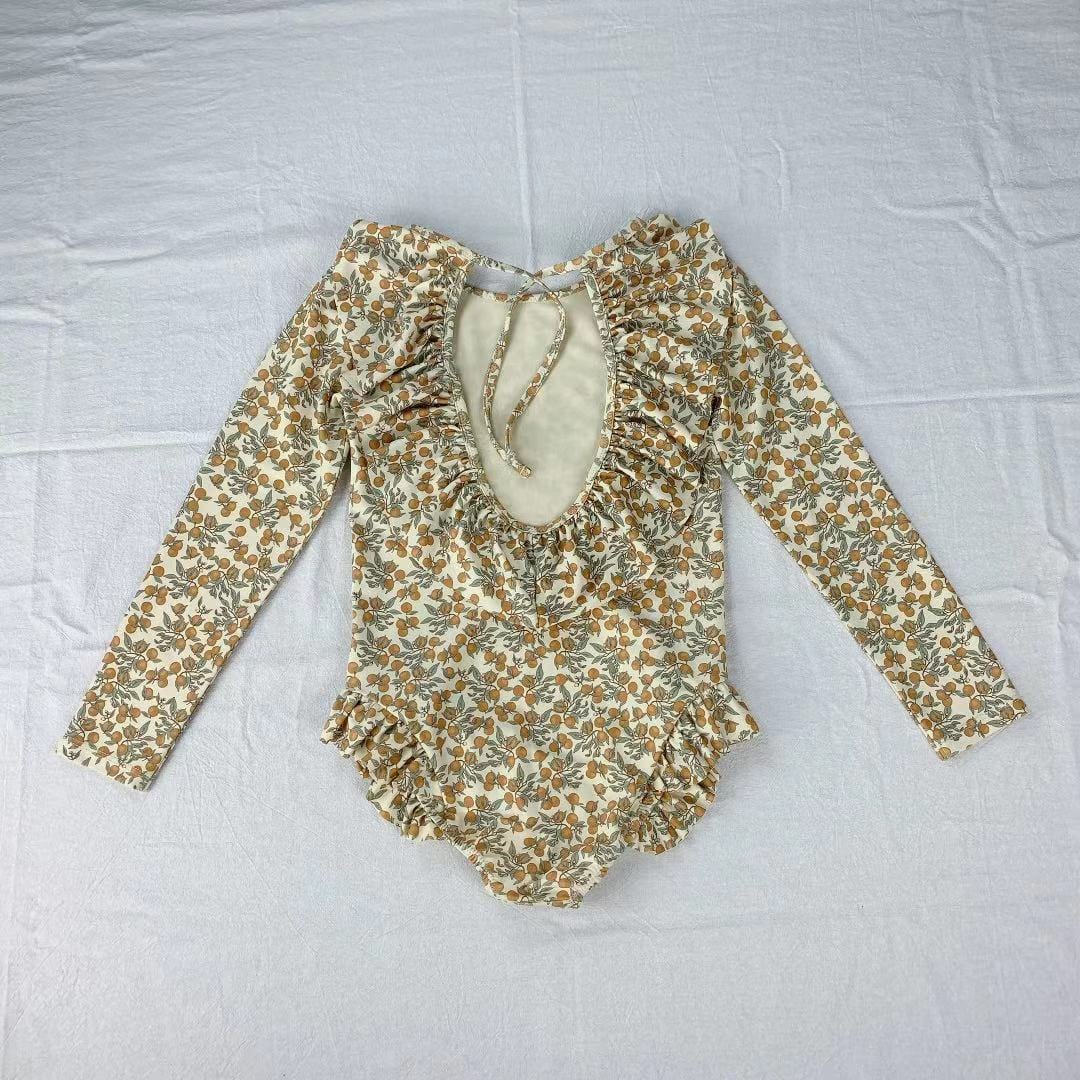 ベビー用水着 ベビー キッズ フラワー ビキニ 水着【mh0000445】