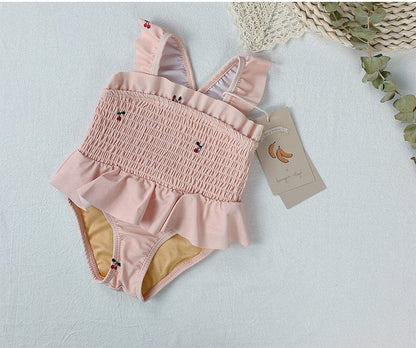 ベビー用水着 ベビー キッズ フラワー ビキニ 水着【mh0000445】