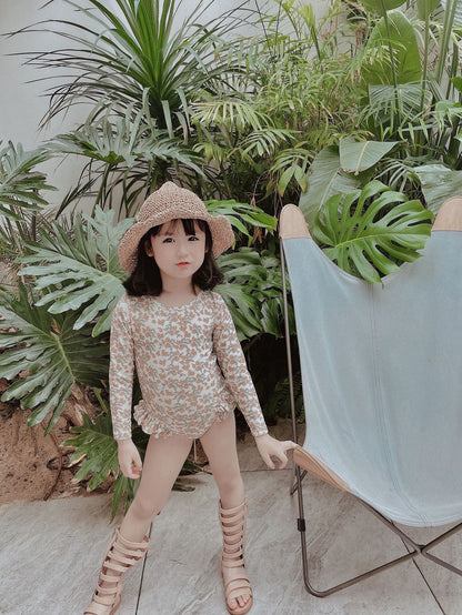 ベビー用水着 ベビー キッズ フラワー ビキニ 水着【mh0000445】