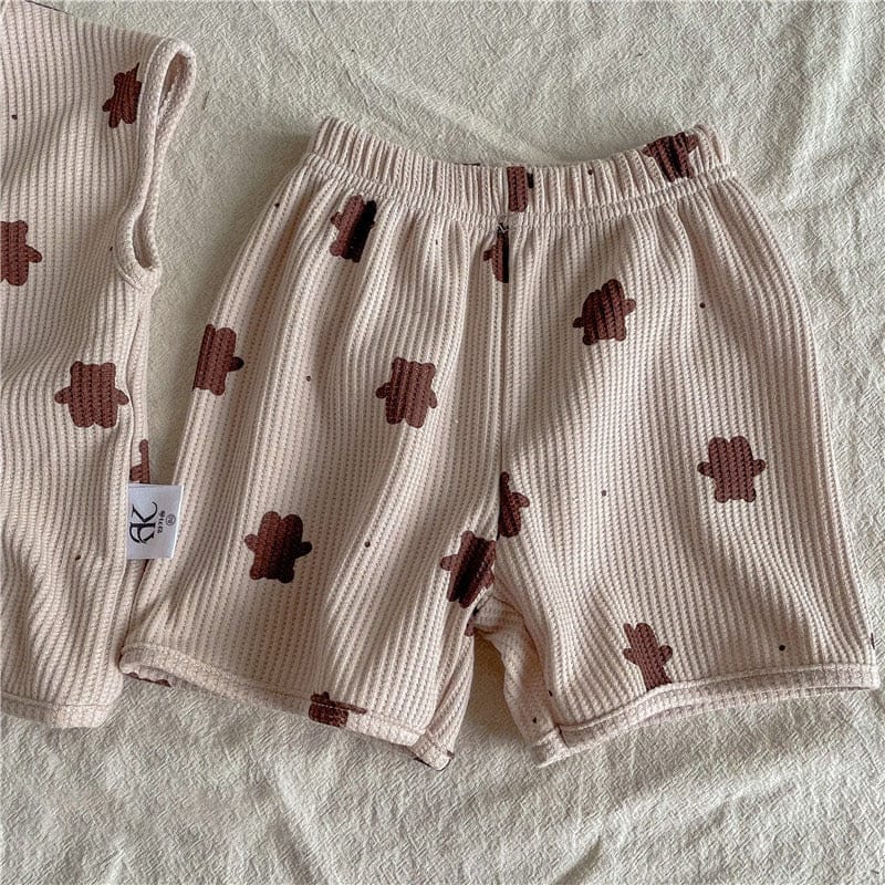 ノースリーブセットアップ キッズ くま セットアップ【mh0000448】