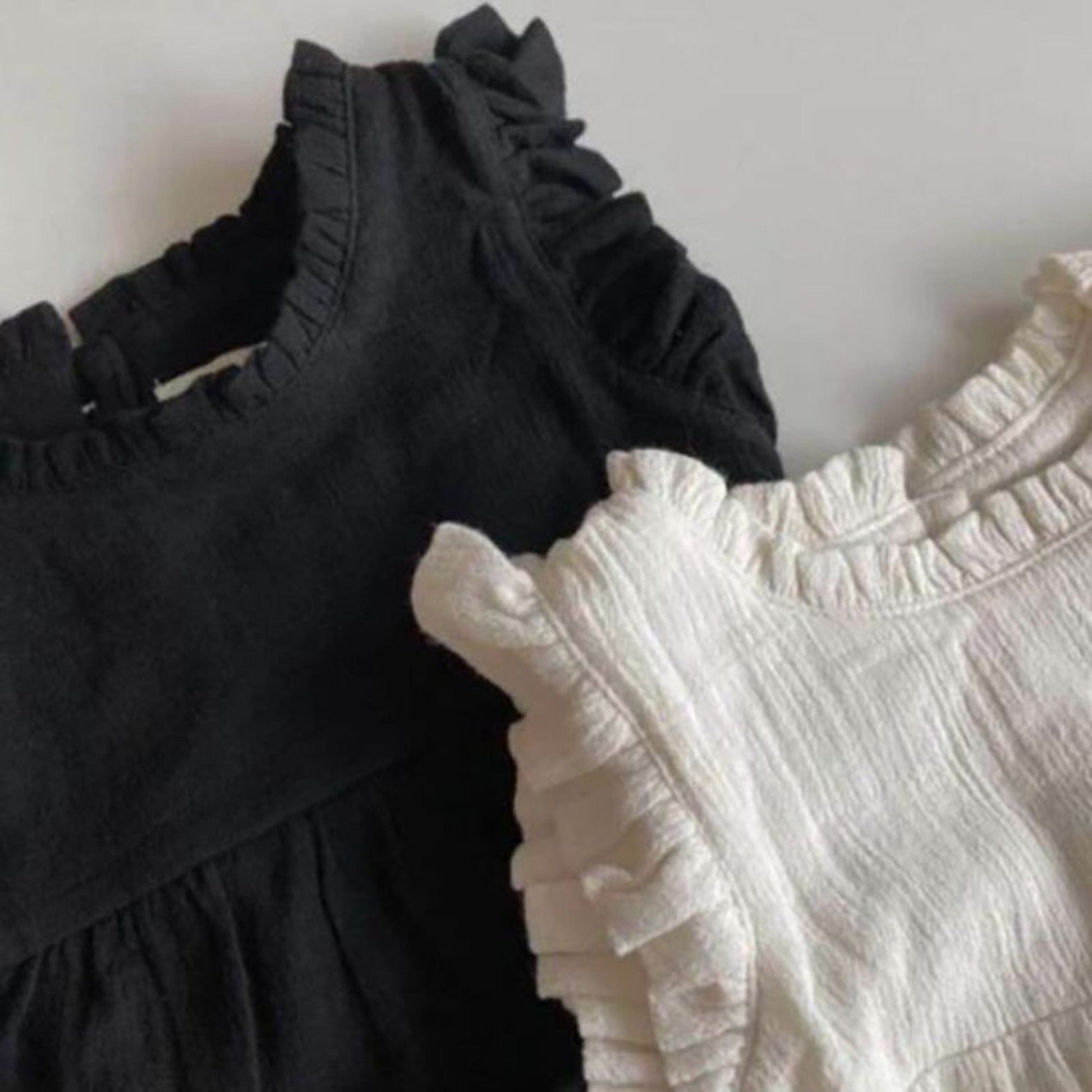 ノースリーブジャンプスーツ ベビージャンプスーツ ノースリーブオーバーオール フリル つなぎ【mh0000481】