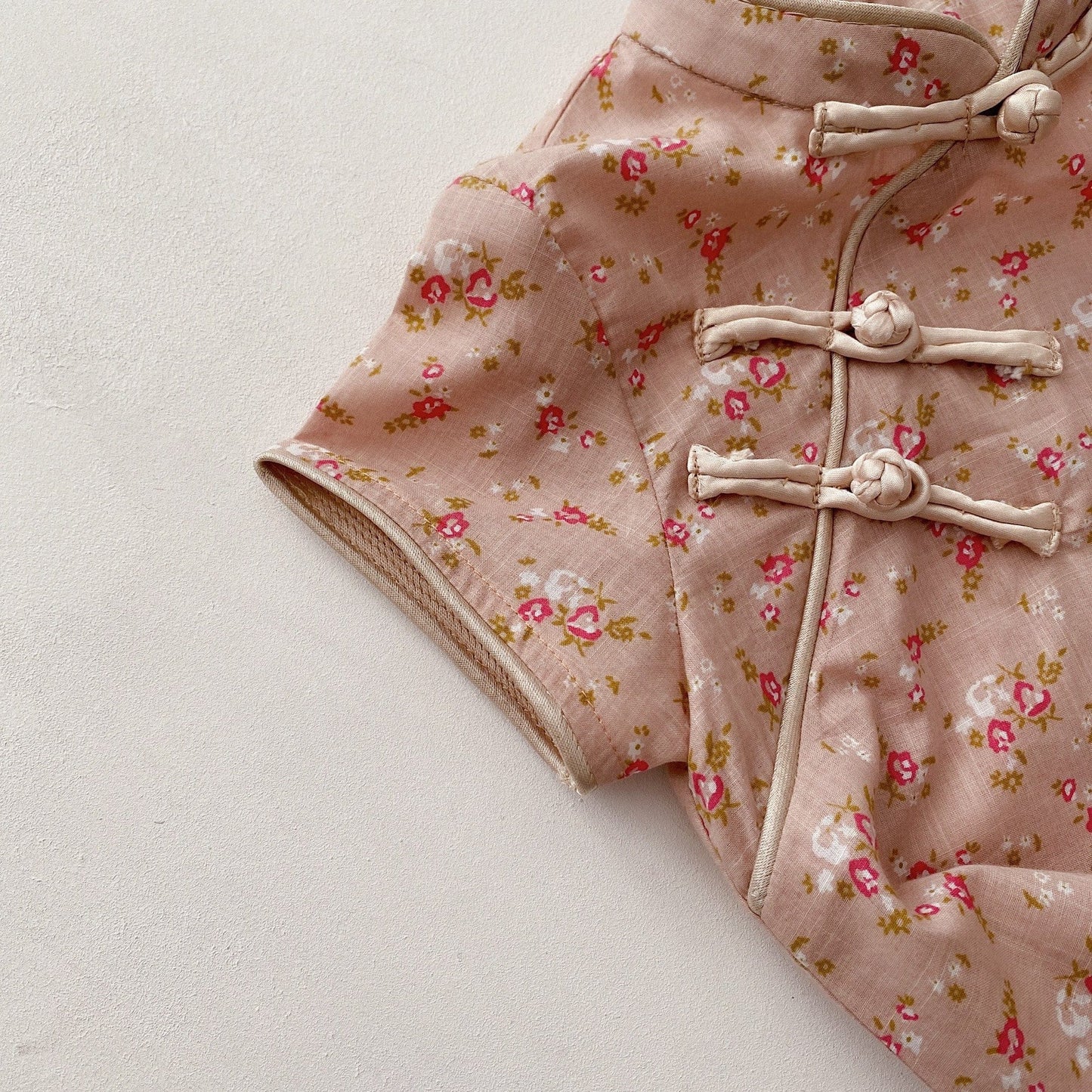 半袖ロンパース ベビー チャイナドレス 半袖ロンパース【mh0000494】