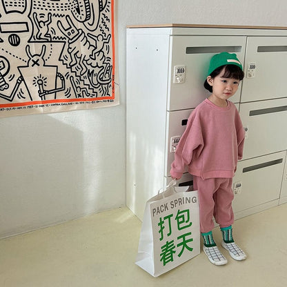 長袖セットアップ キッズ セットアップ 長袖 スウェット トップス パンツ【mh0000590】