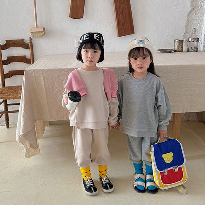 長袖セットアップ キッズ セットアップ 長袖 スウェット トップス パンツ【mh0000590】