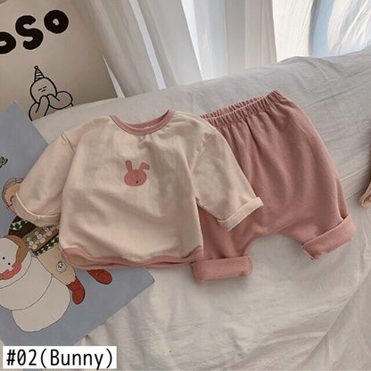 長袖セットアップ ベビー アニマル セットアップ トップス パンツ【mh0000632】