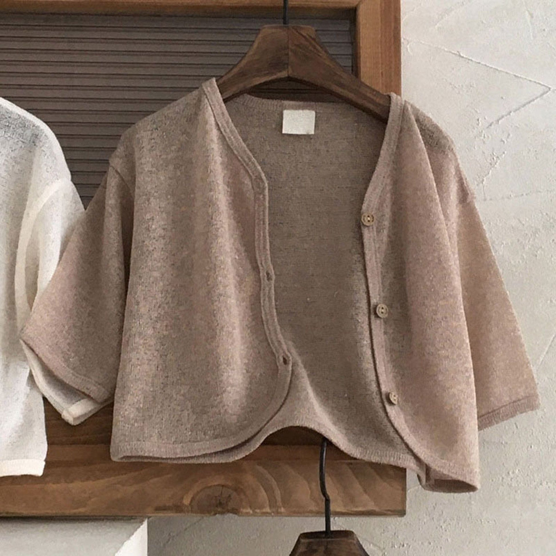 カーディガン・パーカー ベビー フラワー 無地 カーディガン【mh0000750】