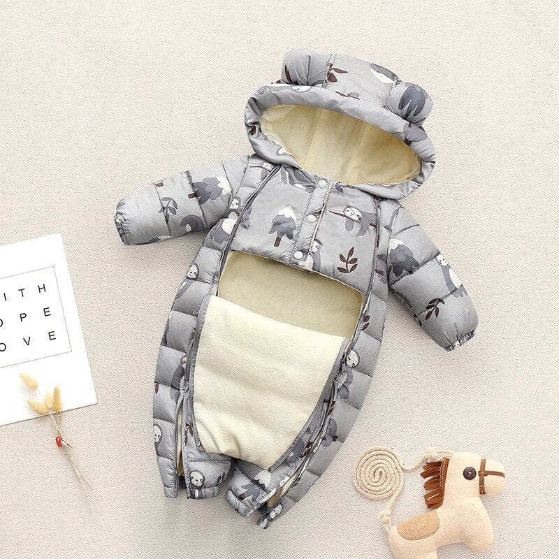 アウタージャンプスーツ ベビー 裏フリース フーディ アウター ジャンプスーツ【mh0000897】