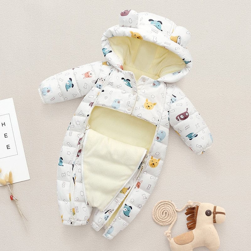 アウタージャンプスーツ ベビー 裏フリース フーディ アウター ジャンプスーツ【mh0000897】