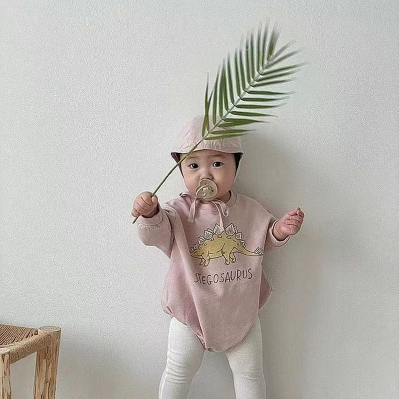 長袖ロンパース ベビー ダイナソー 恐竜 長袖 ロンパース【mh0000961】