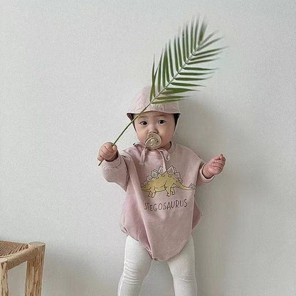 長袖ロンパース ベビー ダイナソー 恐竜 長袖 ロンパース【mh0000961】