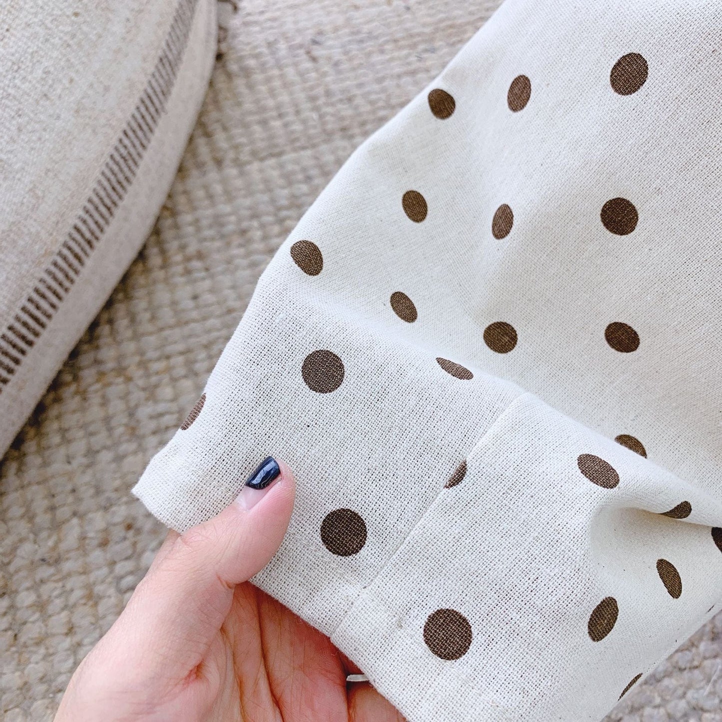 ハーフパンツ・ショートパンツ キッズ コットンリネン みずたま ルーズ クロップドパンツ【mh0001000】