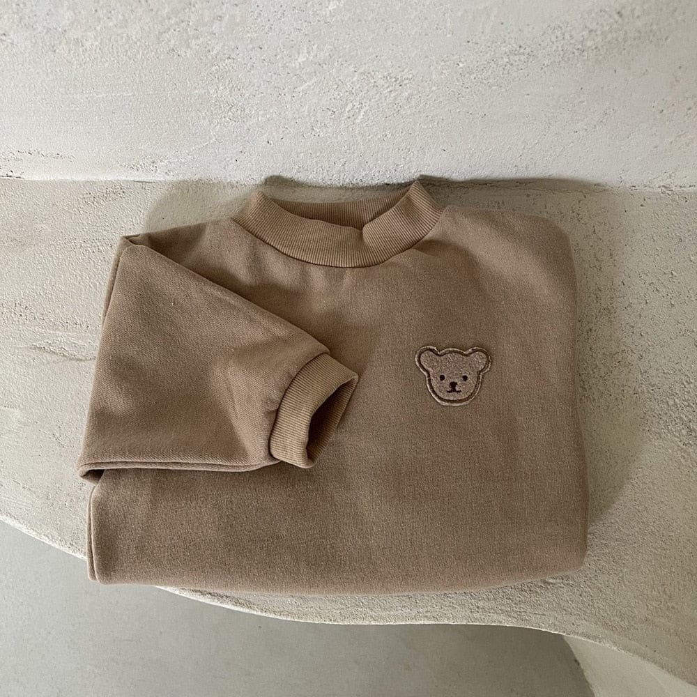 トレーナー・フーディ ベビー くま ベア 裏フリース 厚手 スウェット トレーナー【mh0001097】